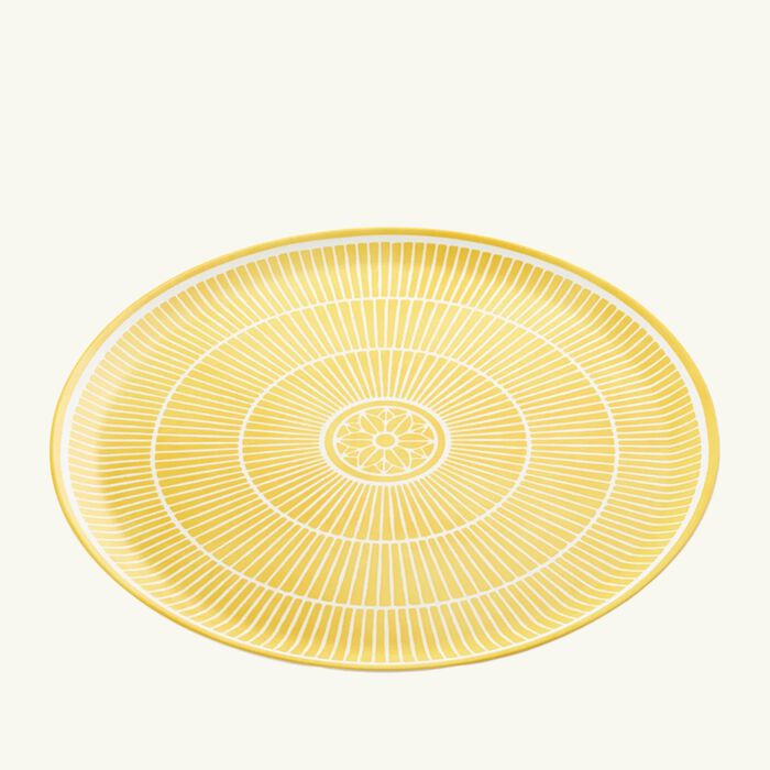 Malmaison Riviera Pie Dish Round Yellow 32 cm christofle malmaison riviera pie dish round yellow 32 cm
