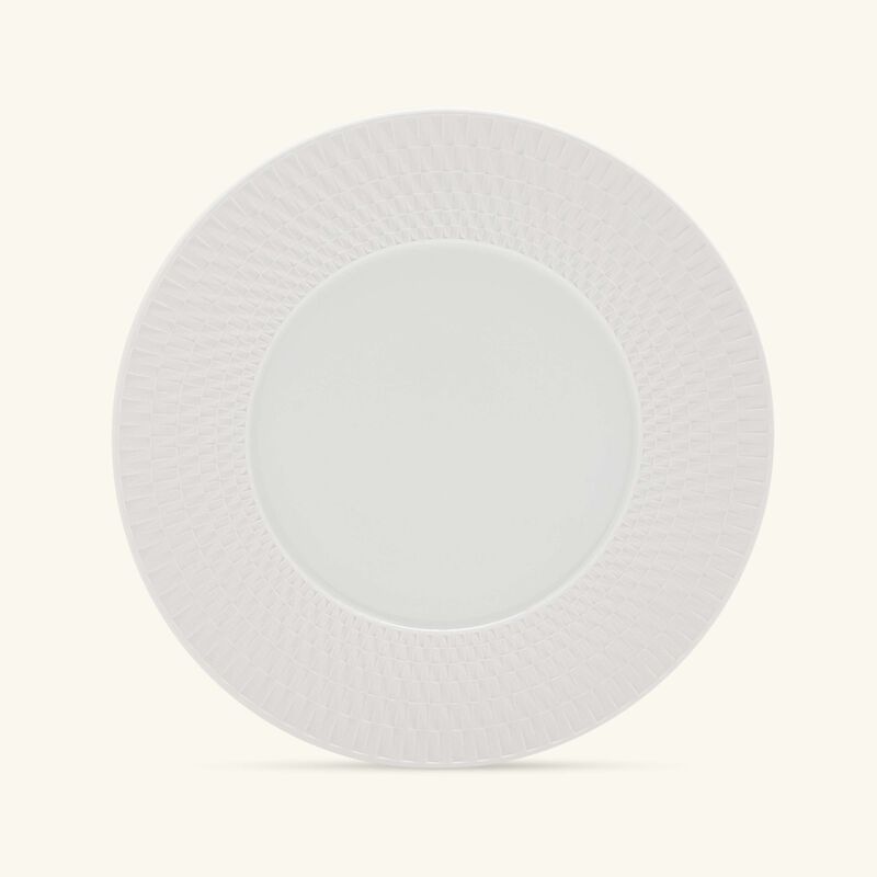 bernardaud twist salad plate round white 21cm