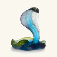 daum naja figurine small blue
