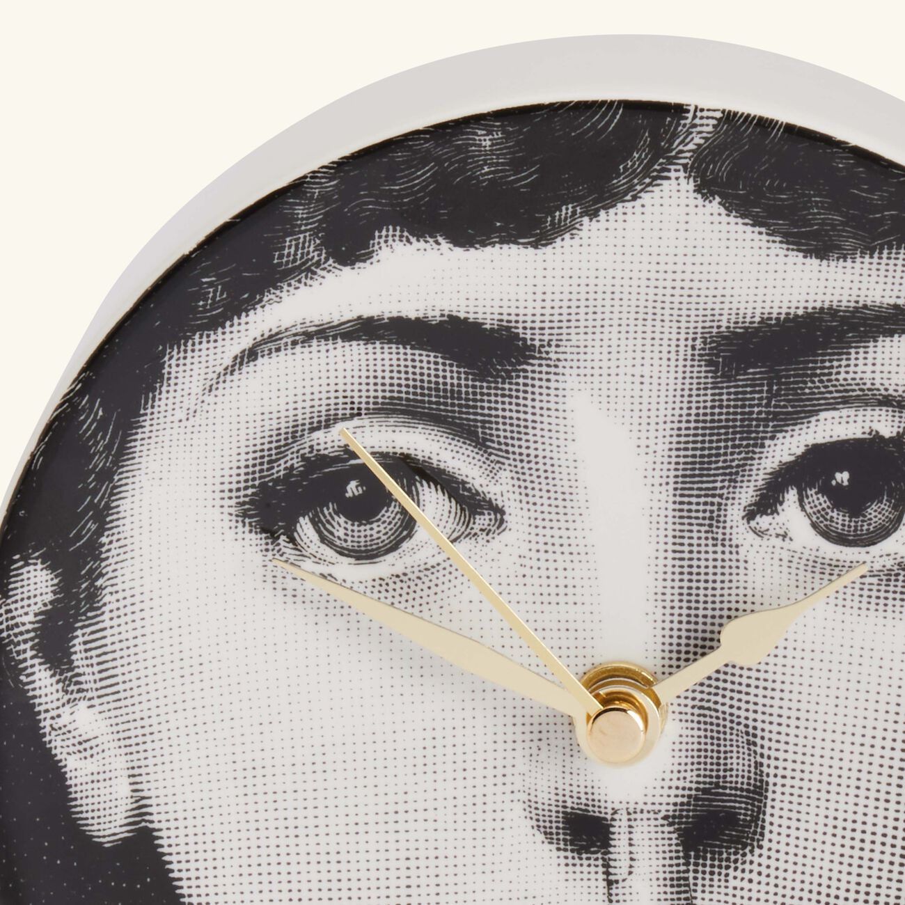 Silenzio Desk Clock Grey fornasetti silenzio desk clock grey