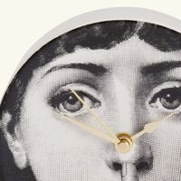 Silenzio Desk Clock Grey fornasetti silenzio desk clock grey