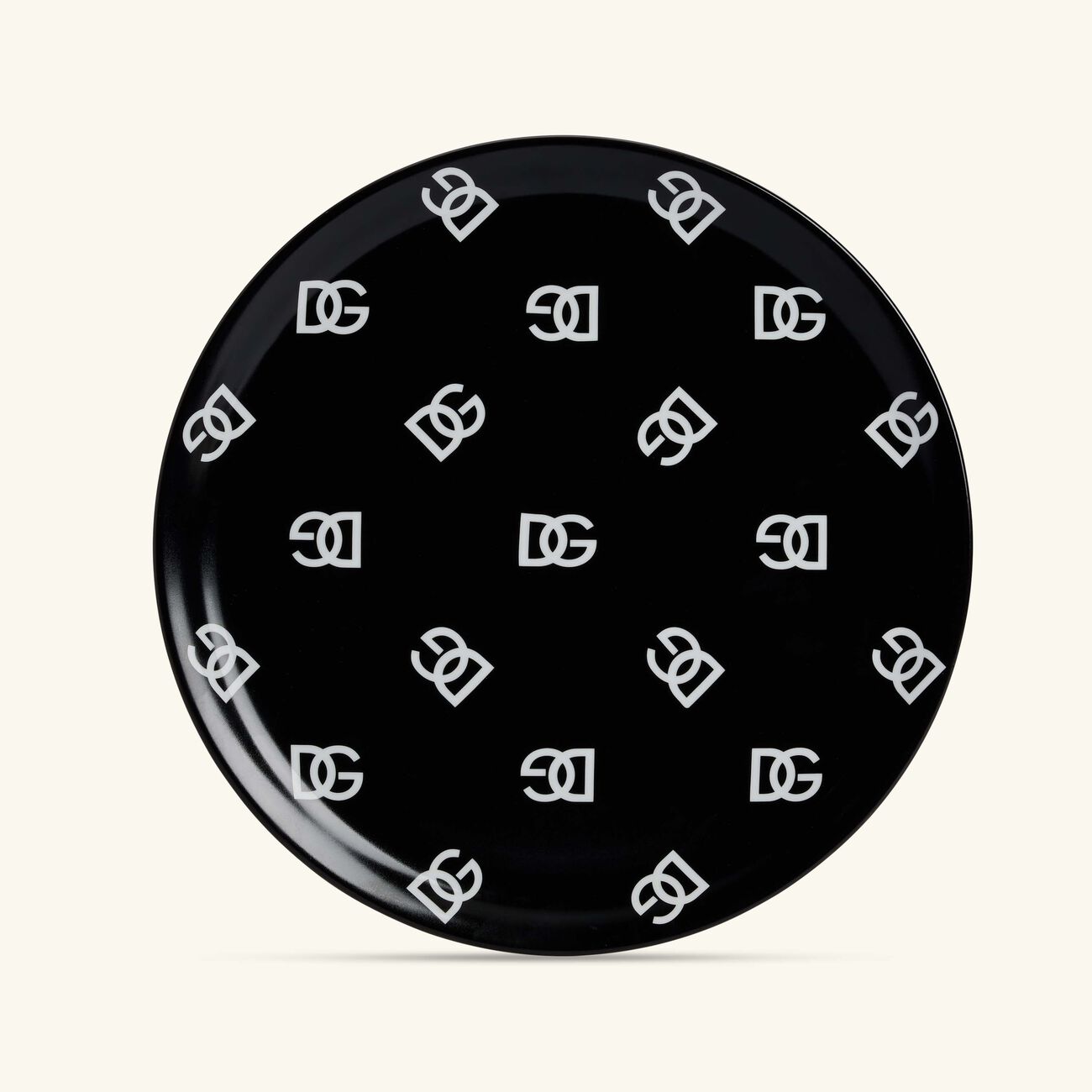 dolce gabbana casa dg logo pizza plate round 32cm