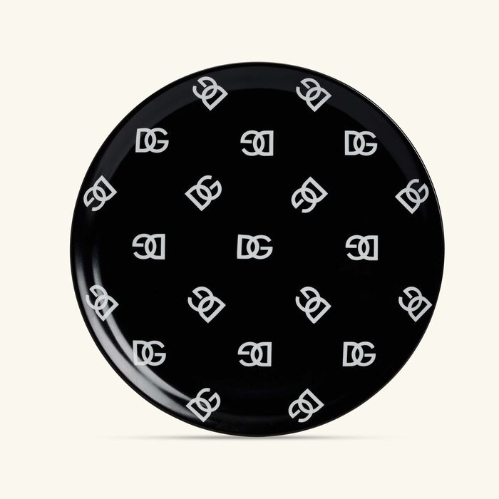 dolce gabbana casa dg logo pizza plate round 32cm