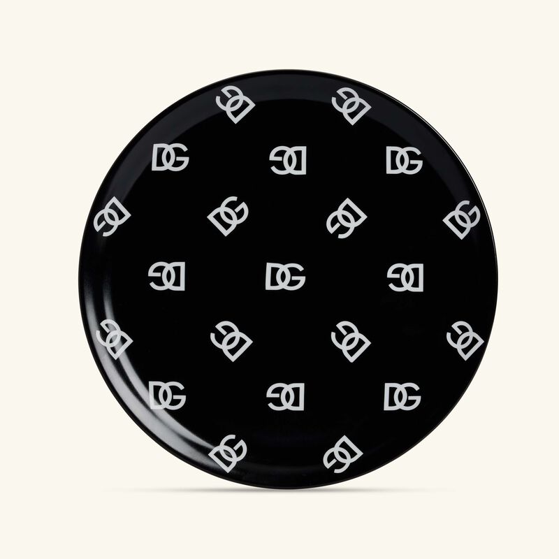 dolce gabbana casa dg logo pizza plate round 32cm