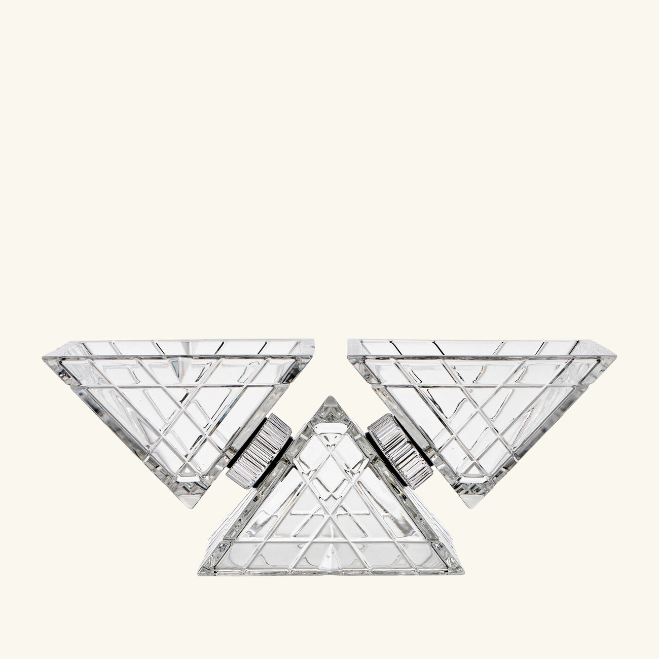 mario cioni c crystal pyramidion centerpiece clear