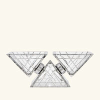 mario cioni c crystal pyramidion centerpiece clear