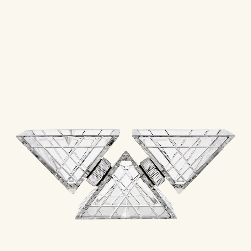 mario cioni c crystal pyramidion centerpiece clear