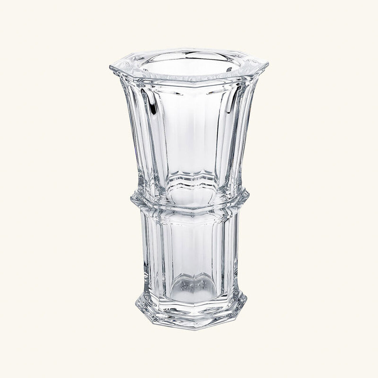 baccarat harcourt 1841 vase small clear