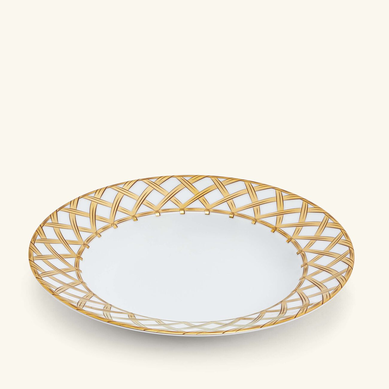 pinto paris vannerie soup plate gold 22cm