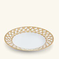 pinto paris vannerie soup plate gold 22cm