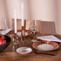 marie daage all e de cypr s bread plate round pink 15cm