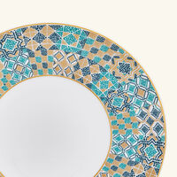 haviland portofino bread butter plate round blue 16cm
