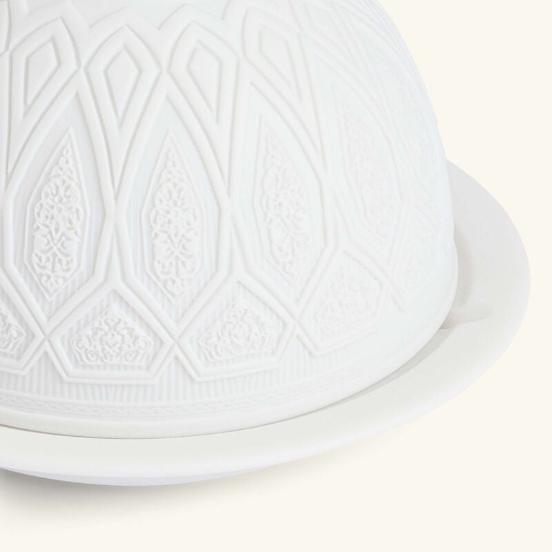 bernardaud lithophanie amana candle holder white