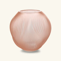 lalique alize vase small pink