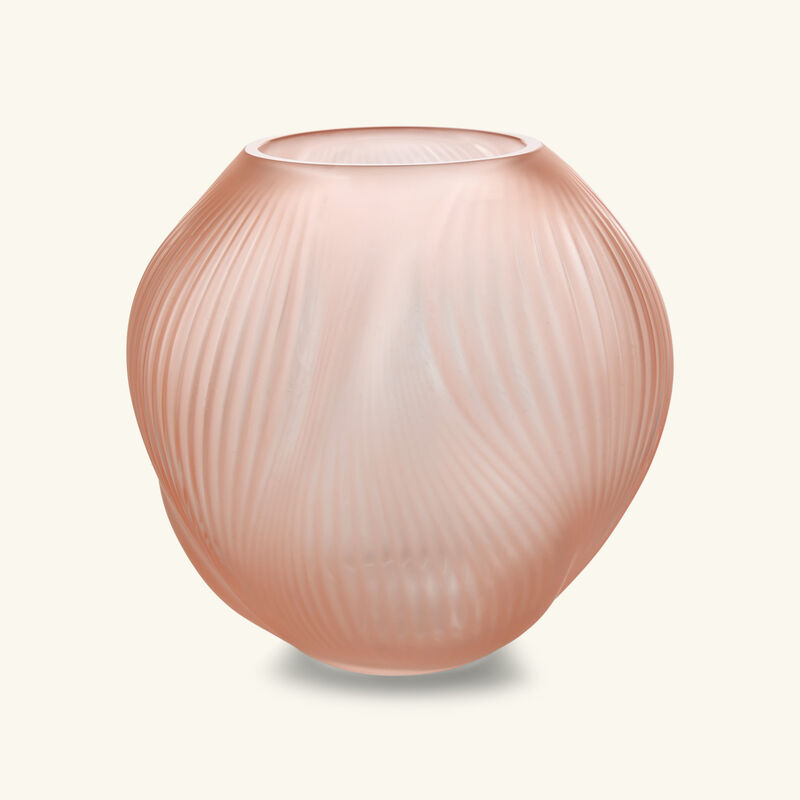 lalique alize vase small pink