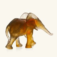 Elephant Savana Figurine Small Black daum elephant savana figurine small black