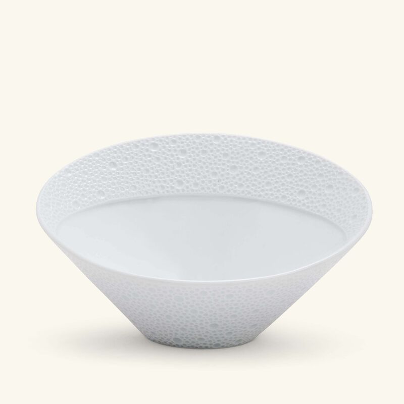 Ecume Salad Bowl White bernardaud ecume salad bowl white