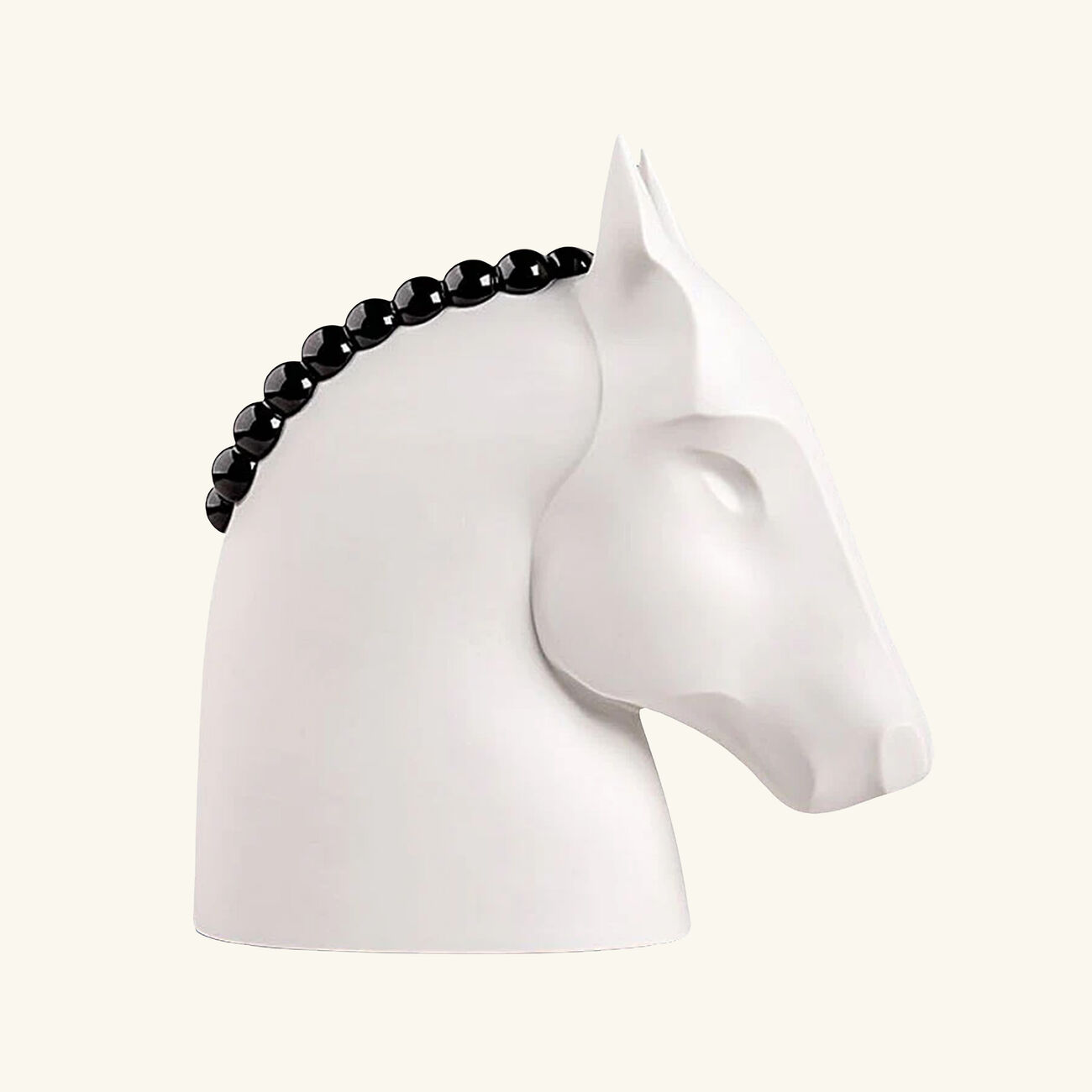 lladro horse vase medium white