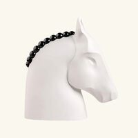 lladro horse vase medium white