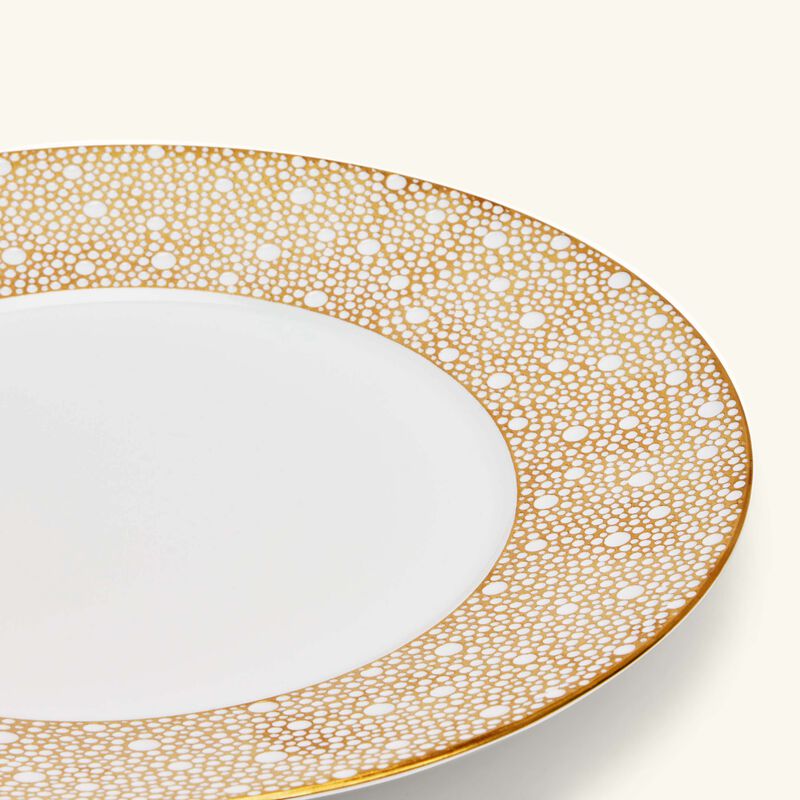 bernardaud serving platter gold 29cm