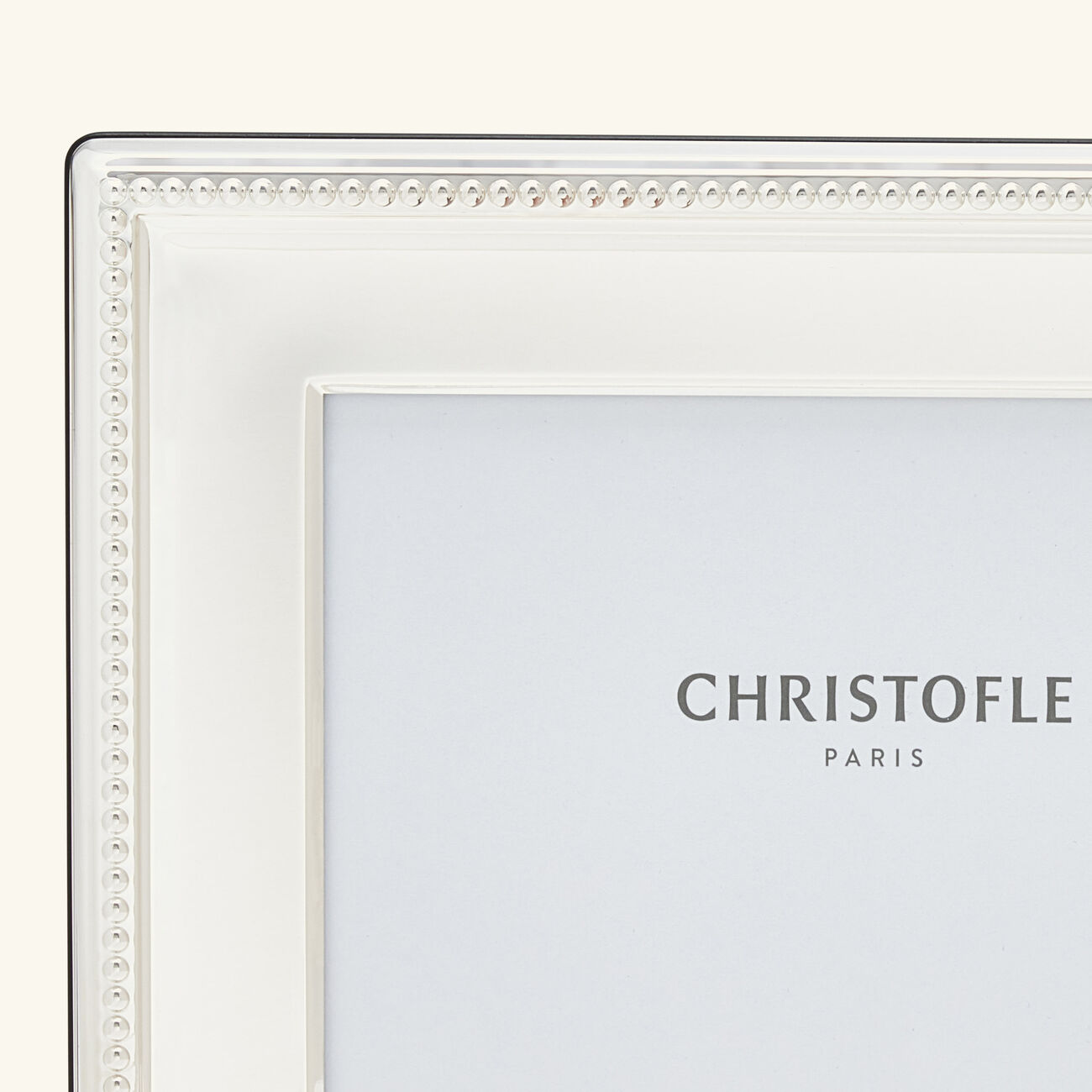 christofle perles picture frame silver plated 10x15cm