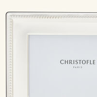 christofle perles picture frame silver plated 10x15cm