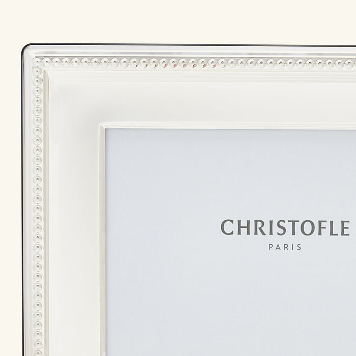 christofle perles picture frame silver plated 10x15cm