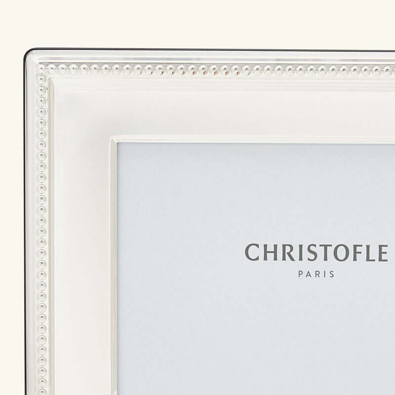 christofle perles picture frame silver plated 10x15cm