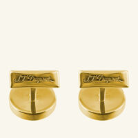 st dupont cufflinks gold