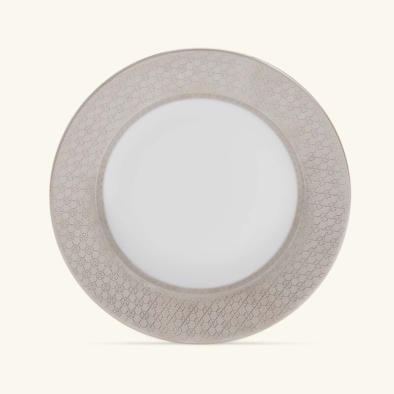 bernardaud divine bread   butter plate round silver 16cm