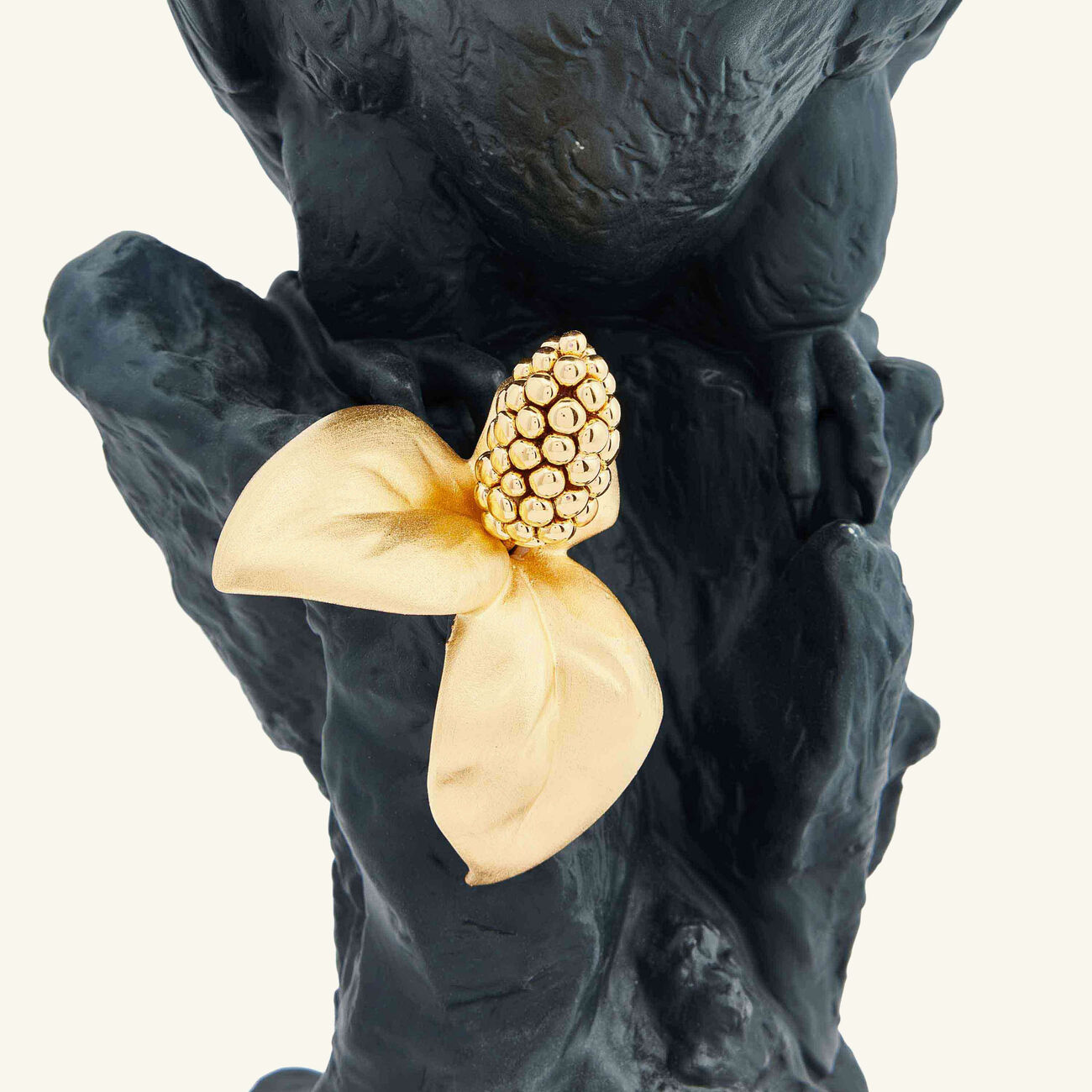 lladro macaw bird sculpture large black