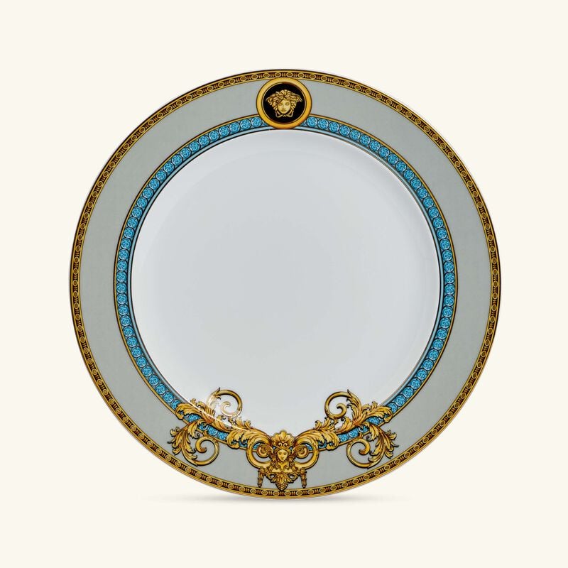 versace prestige gala le bleu salad plate round blue 22cm