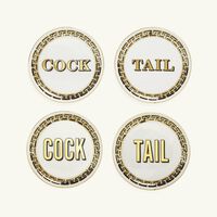 جوناثان أدلر طقم لقواعد أكواب الكوكتيل مؤلف من 4 قطع