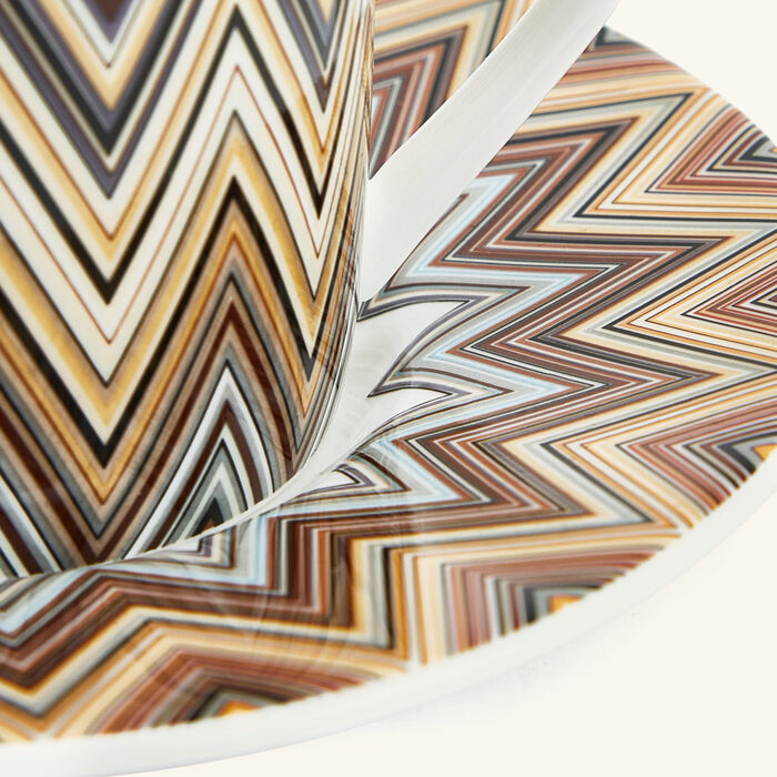 missoni home zig zag jarris coffee cup saucer pattern set of 6