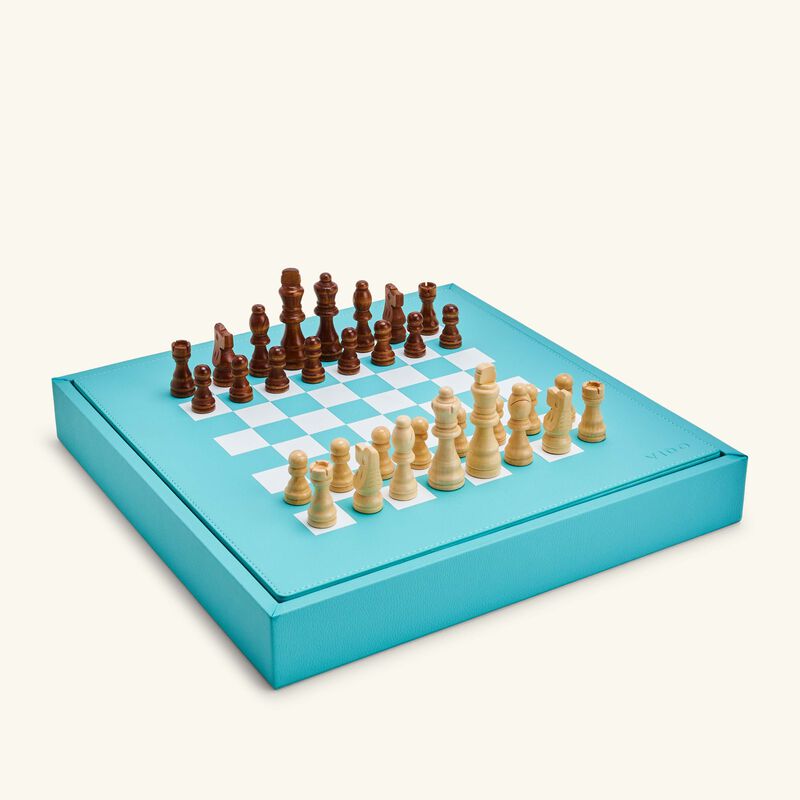 Turquoise Chess Set vido turquoise chess set