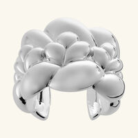 christofle babylone cuff bracelet sterling silver size 2