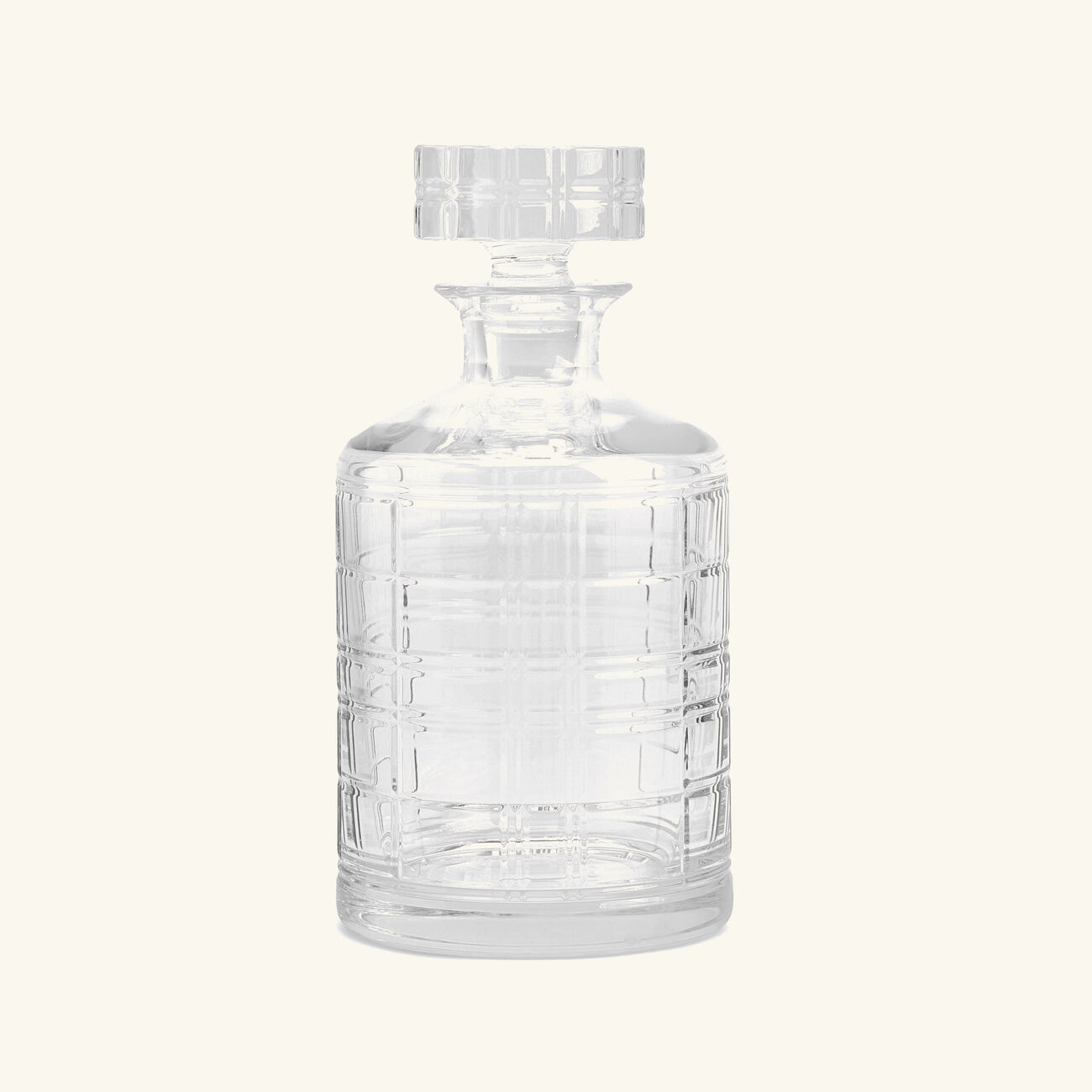 ralph lauren home hudson plaid decanter clear