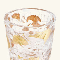 Merles et Raisins Vase Medium Gold lalique merles et raisins vase medium gold
