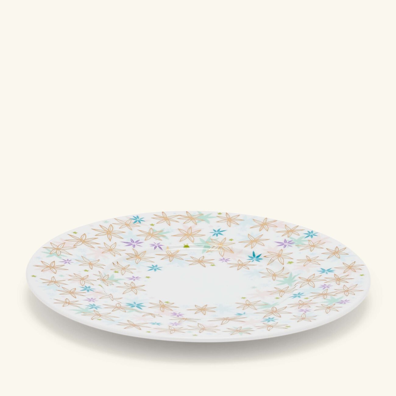 bernardaud feerie michael cailloux bread butter plate round pink 16cm