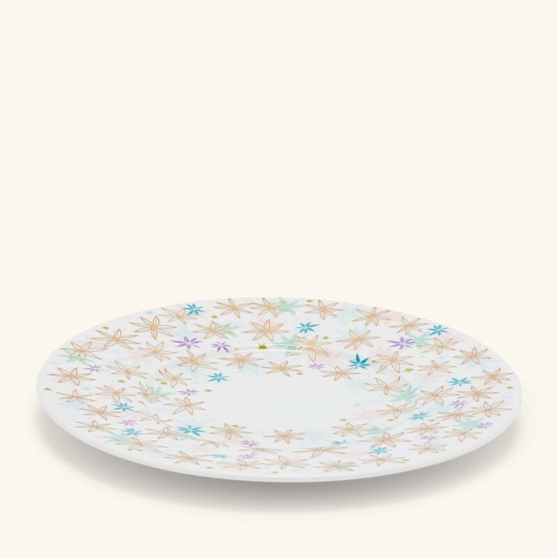 bernardaud feerie michael cailloux bread butter plate round pink 16cm