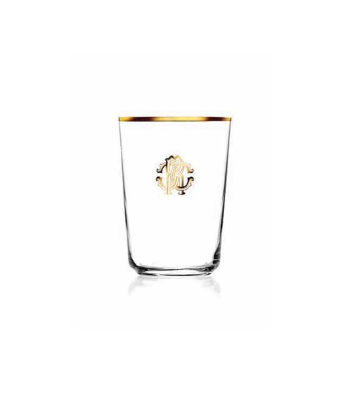 Monogramma Gold Highball Glass, large