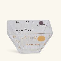 دملاج طقم حياة المؤلف من 4 أوعية باللون الذهبي 11 سم