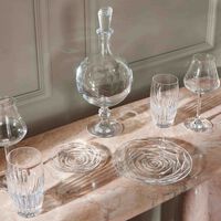 baccarat swing plate round clear 18cm