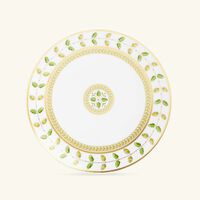 bernardaud constance bread butter plate round green 13cm