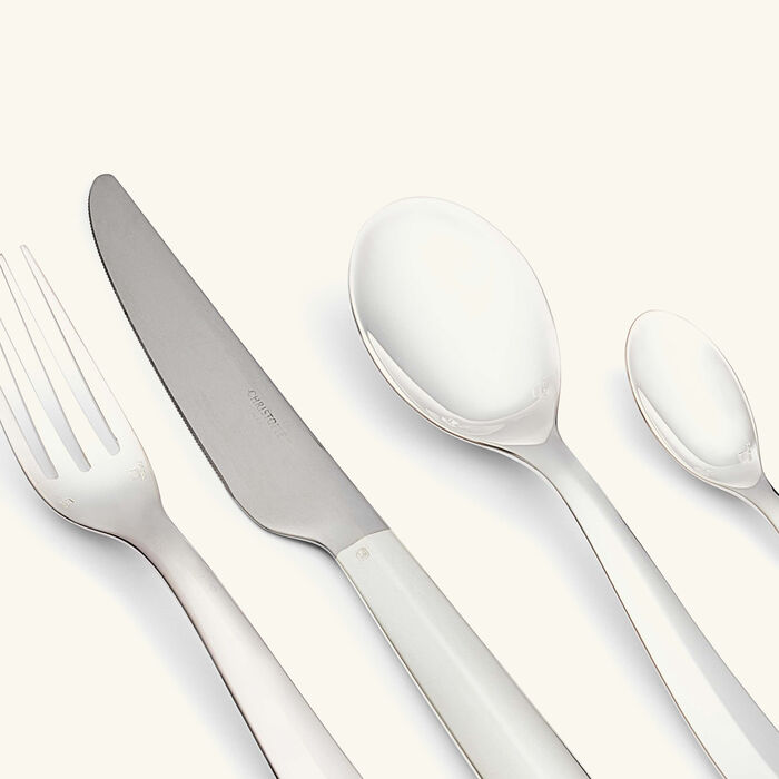 christofle infini flatware set 48 pieces silver plated