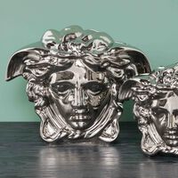 versace medusa grande vase medium silver