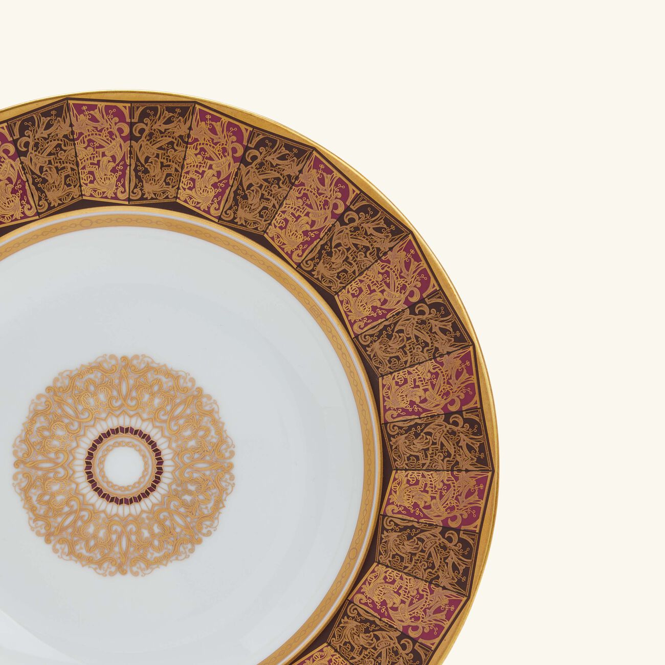 Eventail Soup Plate Round Gold 19cm bernardaud eventail soup plate round gold 19cm