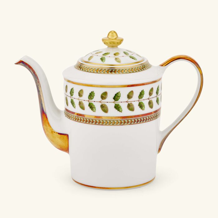 bernardaud constance coffee pot green