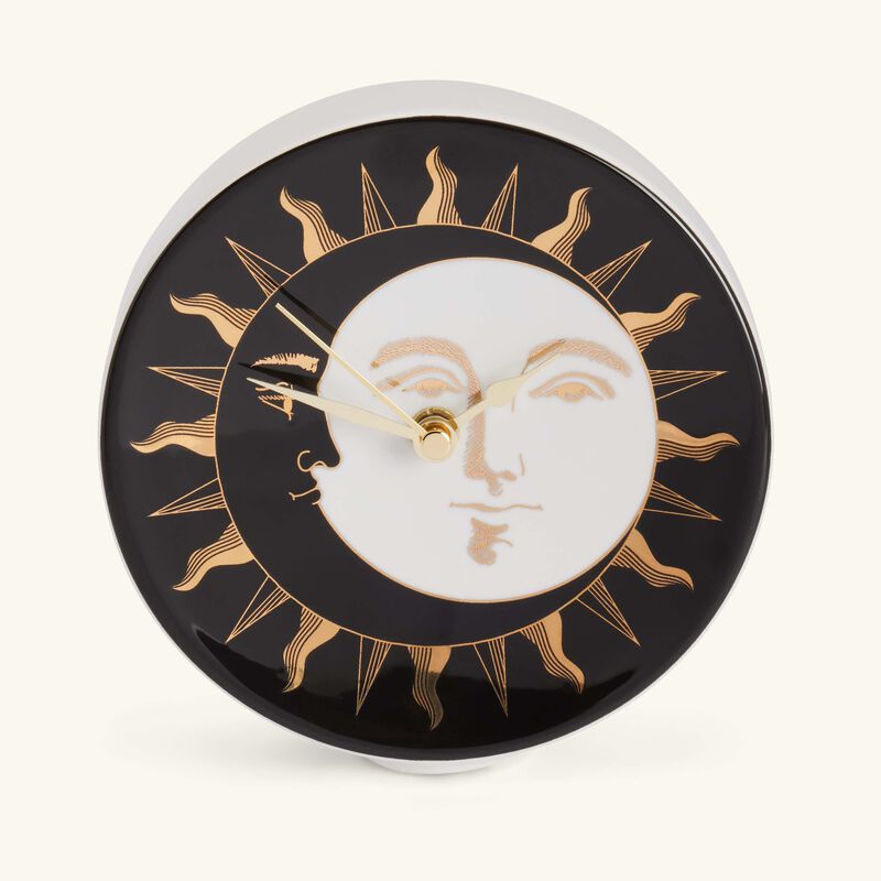 Giorno e Notte Desk Clock Black fornasetti giorno e notte desk clock black