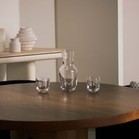 ruckl abc mr drinking glass clear